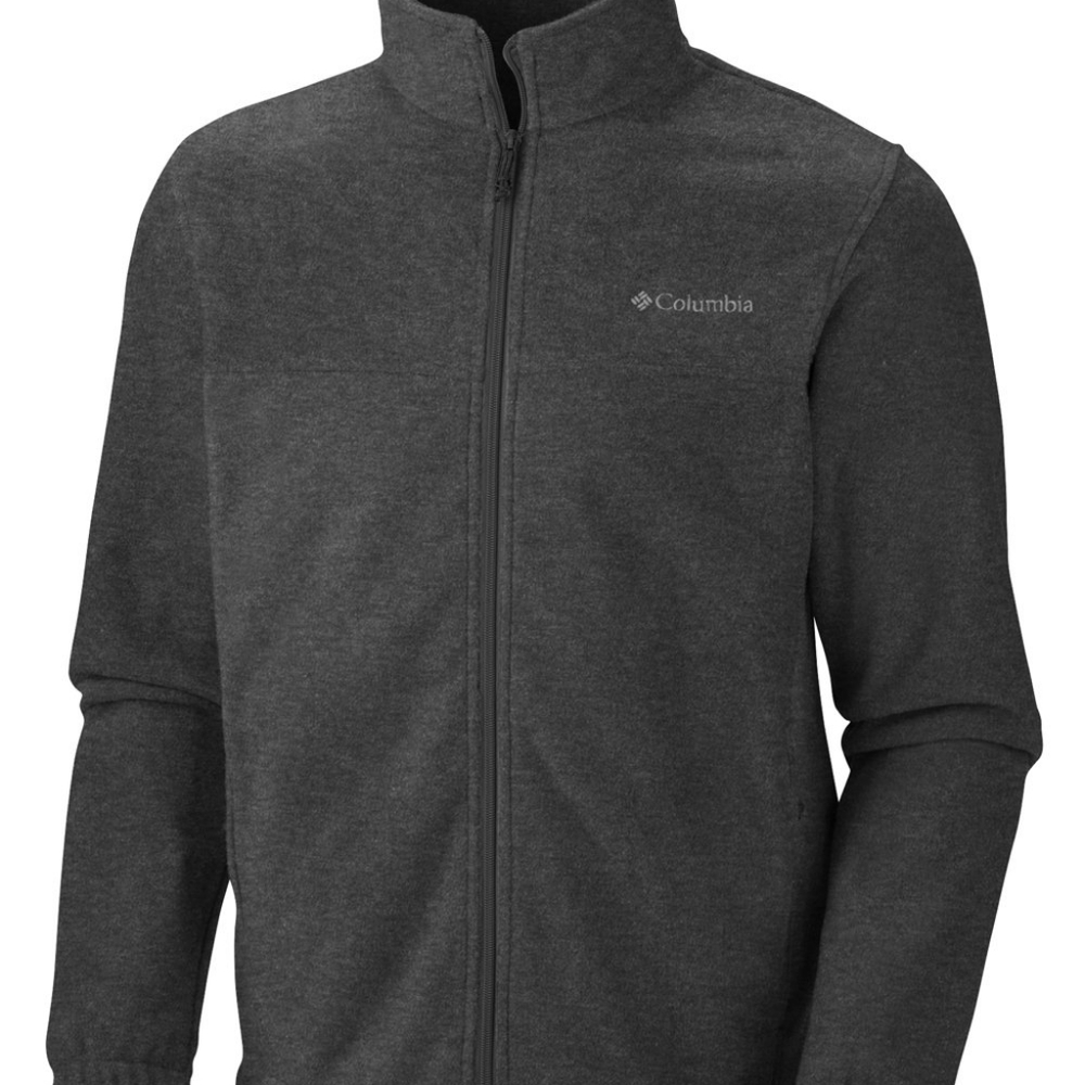 NWT Charcoal gray Columbia Men's Fleece full zip. No hood